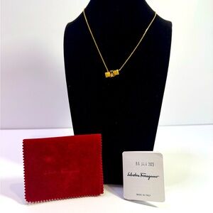 Salvatore Ferragamo Gold Necklace